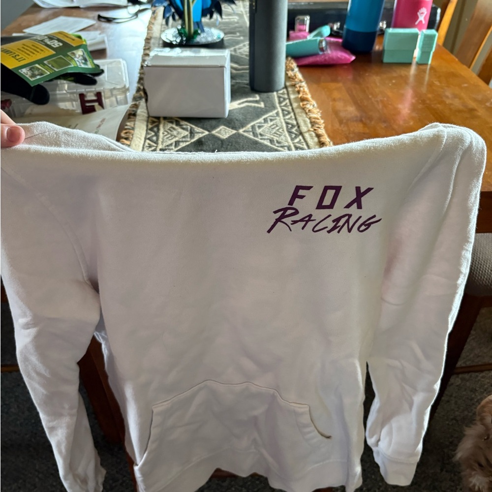 Fox Racing White Sweatshirt